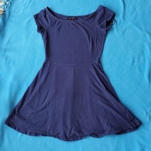 Navy Forever 21 skater dress